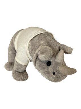 Scotch Office Tape Rhino Plush 2003 K&M International Gray Triceratops Dinosaur